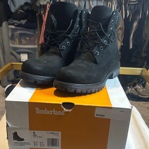 Timberland Women's Black Combat Boots